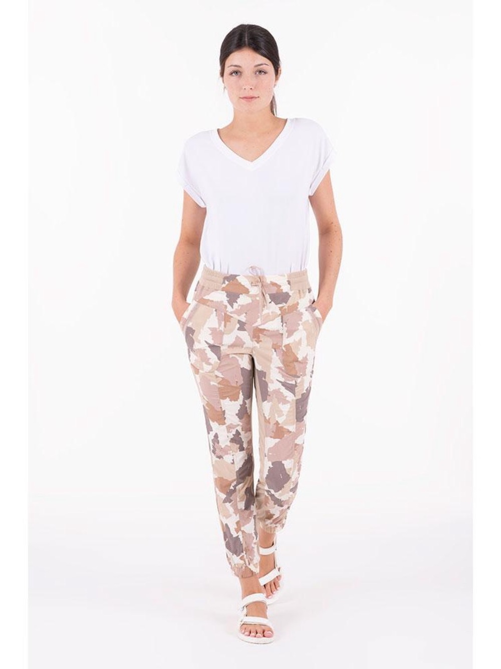INDYGENA MAETO II PANTS WOMEN'S XL CAMO BROWN FALL JOGGERS